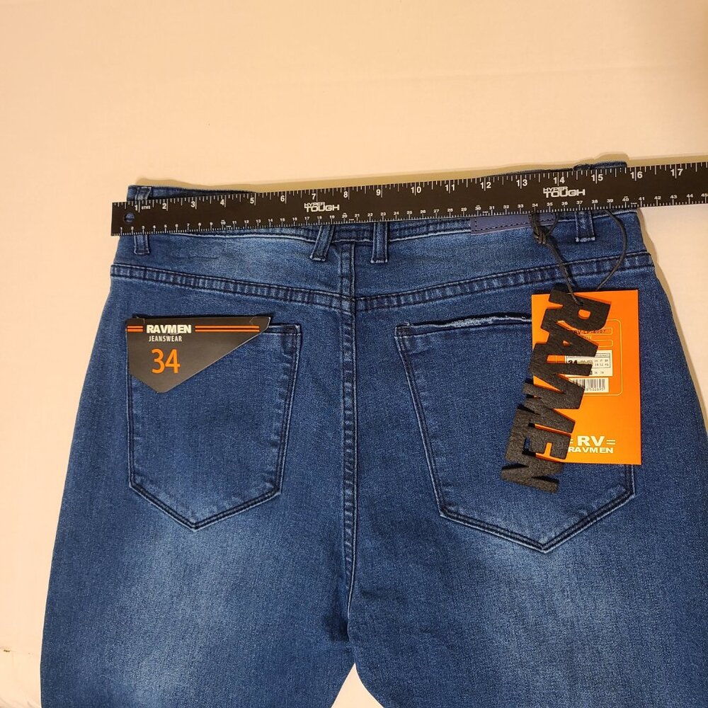 RAVMEN BLACK LABEL SKINNY FIT JEANS - 34/32 - Picture 3 of 11